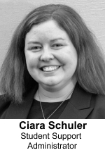 Ciara Schuler as Student Support Administrator