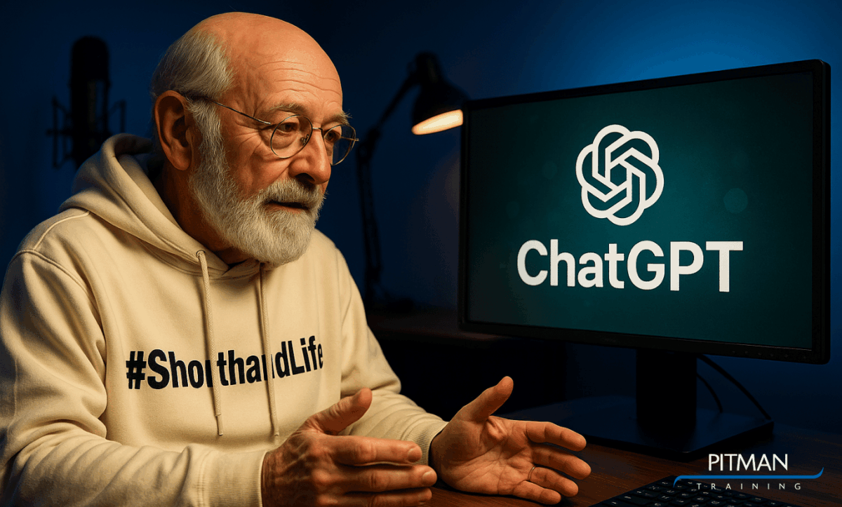 Sir Isaac Pitman Pitman Training founder using ChatGPT for CV guidance