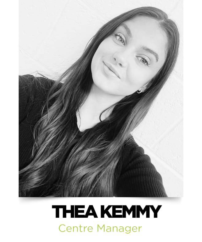 Thea, Centre Manager at Pitman Training Laois, helping students plan their career and training path in Portlaoise.