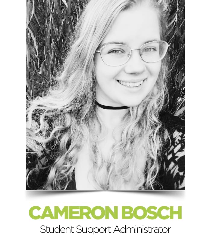 Cameron Bosch - Student Support Administrator Cameron Bosch, Student Support Administrator at the Pitman Training Centre in Cork