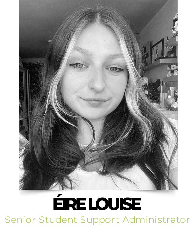 Éire Louise – Senior Student Support Administrator, Pitman Training Laois Éire Louise, Senior Student Support Administrator at Pitman Training Laois.