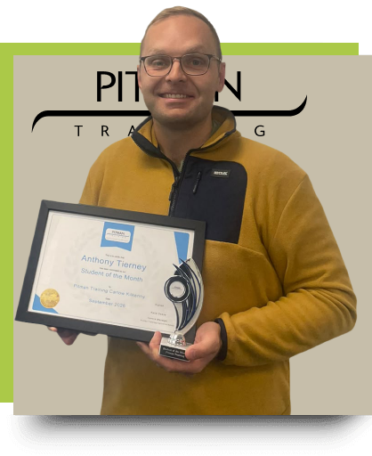 Anthony Tierney – Pitman Training Carlow Anthony Tierney, Accounting Technician Diploma with AAT student at Pitman Training Carlow