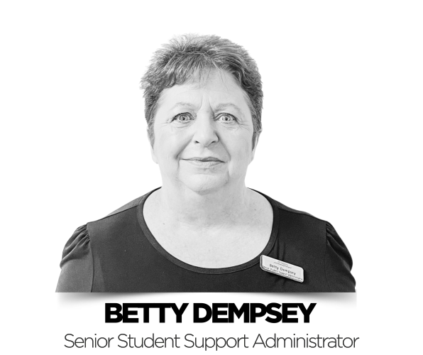 Portrait of Betty , Senior Student Support Administrator at Pitman Training Laois. Portrait of Betty , Senior Student Support Administrator at Pitman Training Laois.