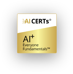 AI CERTs AI+ Everyone Fundamentals certification badge